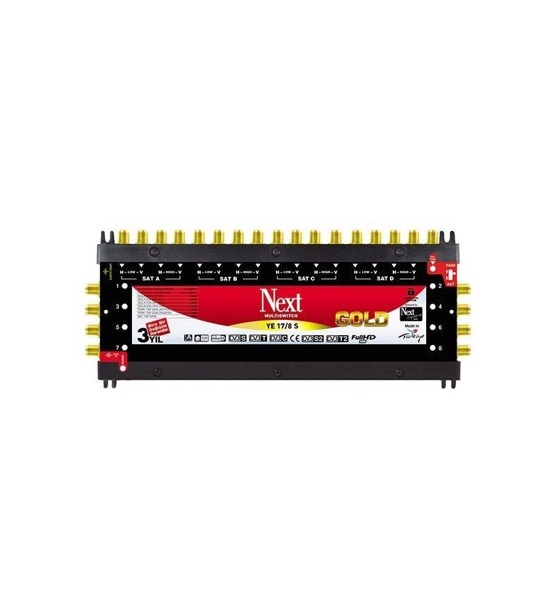 NEXT Multiswitch Cascade / Commutateur Fini Multi Switch Satellite YE-17/8