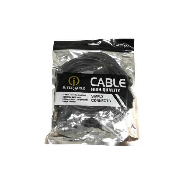 Intercable Câble VGA 3m (3 Mètres) Full HD Pour Récepteurs, TV, PC et Caméras