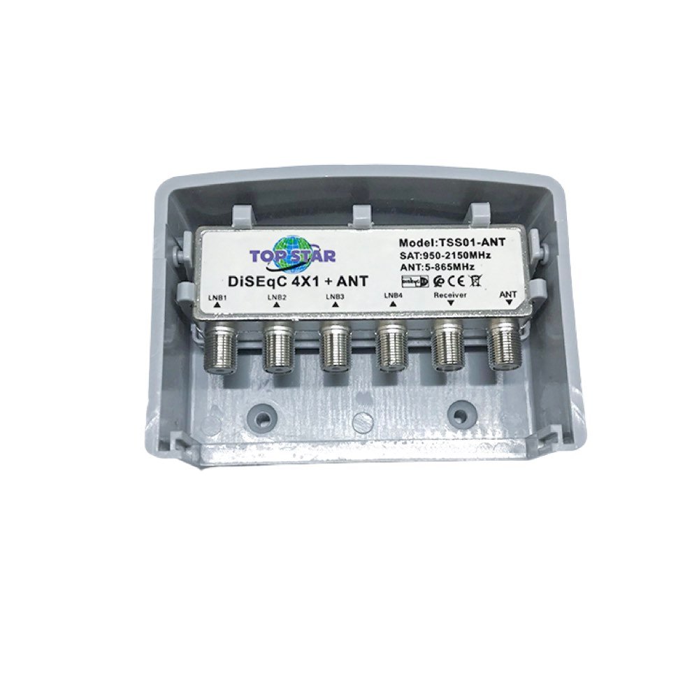 Topstar DiSEqC switch 4x1 + ANT Étanche