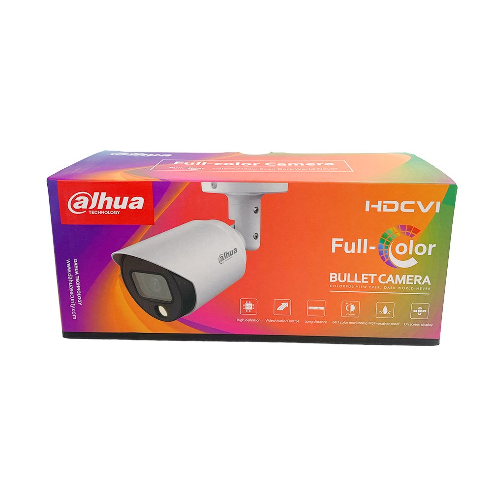 Dahua Caméra de surveillance exterieur couleur bullet 5MP