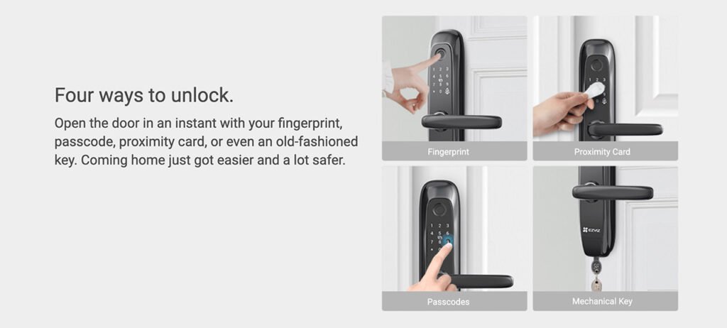 L2 Smart Lock empreinte digitale Ezviz serrure intelligente