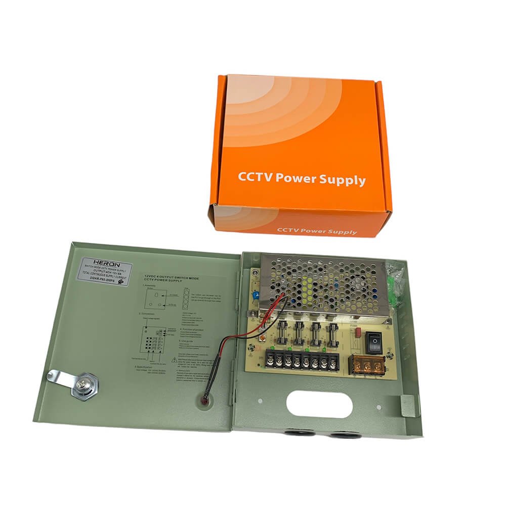Bloc d’Alimentation de Vidéosurveillance 4 Channels 12v 5a