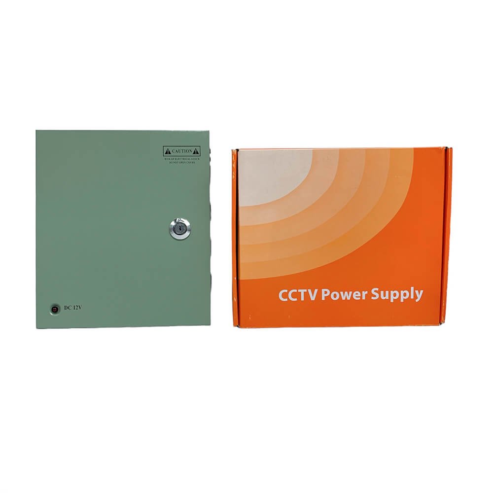 Bloc d’Alimentation Pour surveillance 9 Canaux 9CH 12V-10A Bloc d'Alimentation Pour Vidéo surveillance 9 Canaux 9CH 12V-10A