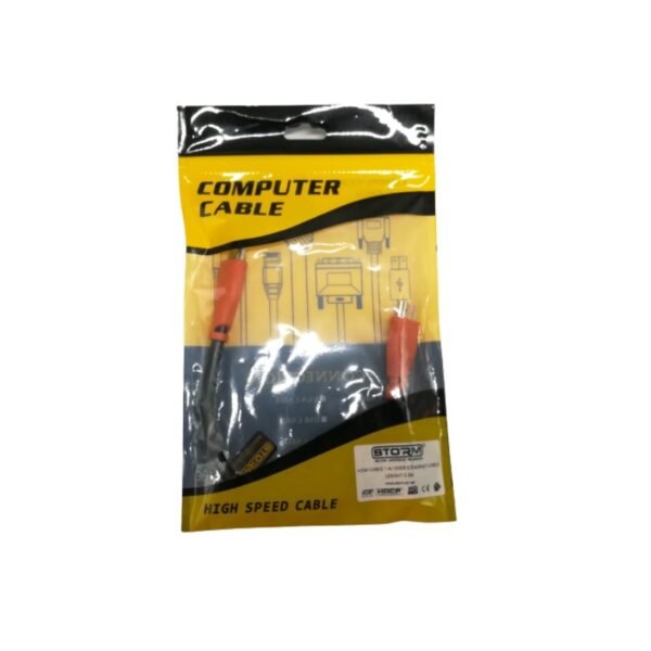 STORM Câble HDMI 30 cm Full HD (0.3 Mètres) Full HD Pour Récepteurs, TV, PC et Caméras