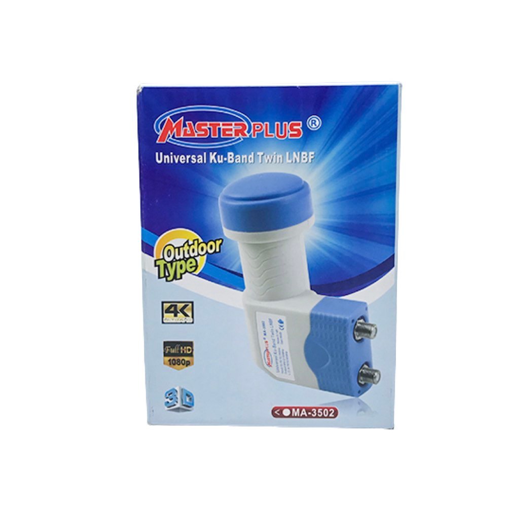 universel Ku-Band double 2 port LNBF Tête de Parabole satellite double Tête LNB universels Twin 2 sorties