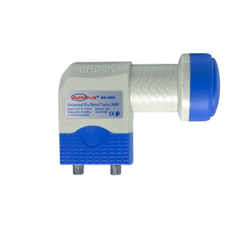 universel Ku-Band double 2 port LNBF MA-3502 Tête de Parabole Tête LNB universels Twin 2 sorties
