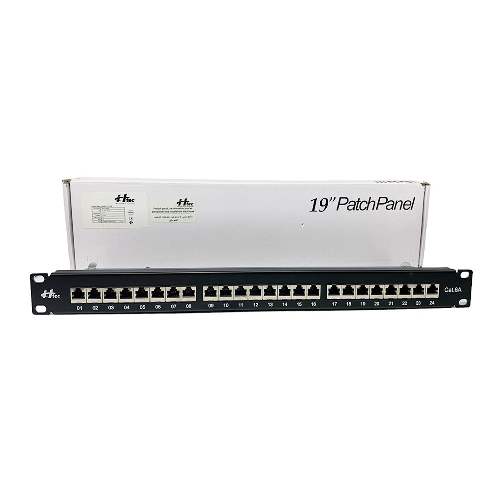 panneau de brassage 24 ports CAT 6A RJ-45