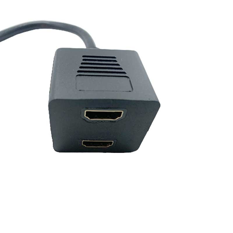 HDMI mâle vers double HDMI femelle