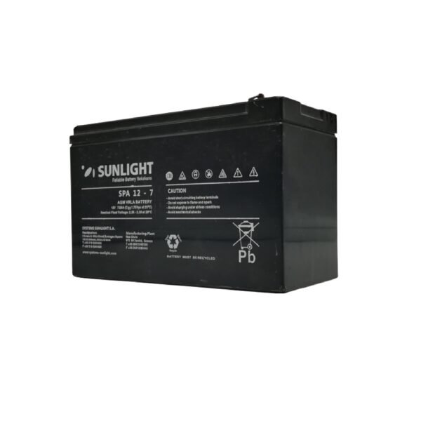 sdr SUNLIGHT Batterie Rechargeable 12v7Ah