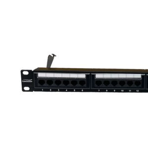 Panneau de brassage Cat 6A possède 24 ports