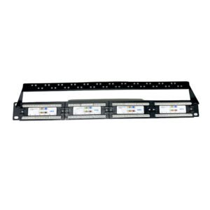 Panneau de brassage possède 24 ports RJ-45 de CAT 6