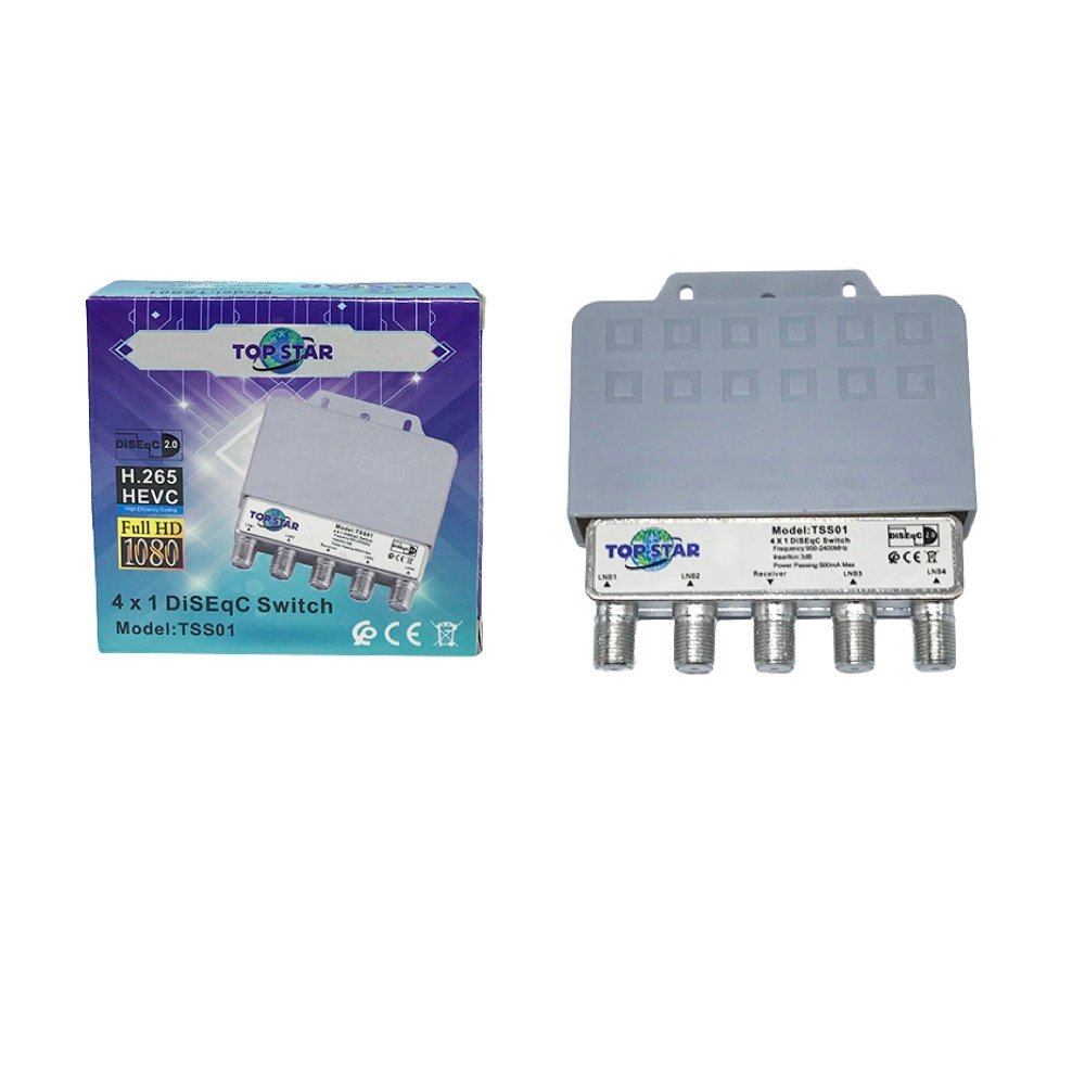 TOPSTAR 4×1 DiSEQc Switch TSS01 4x1 DiSEQc Switch TSS01