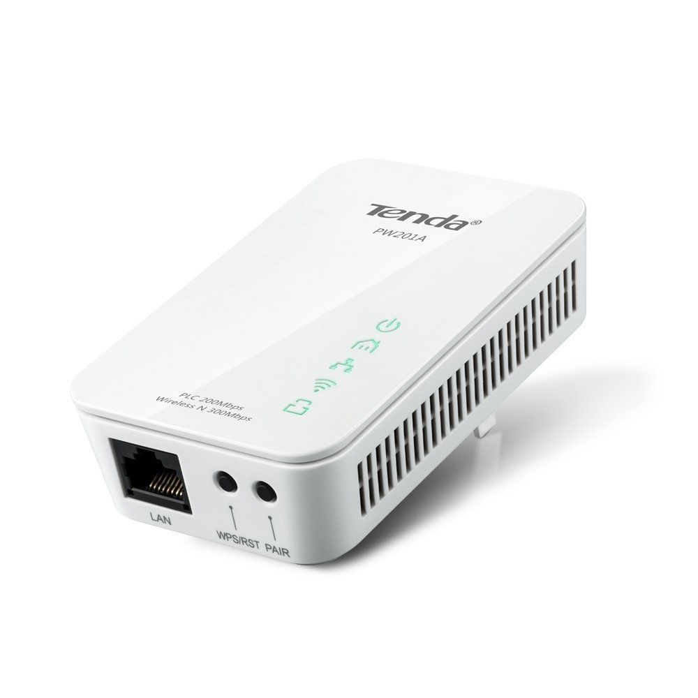 Répéteur CPL Tenda PW201A Wi-Fi N300 Adaptateur CPL WiFi P200 (PW201A+P200)