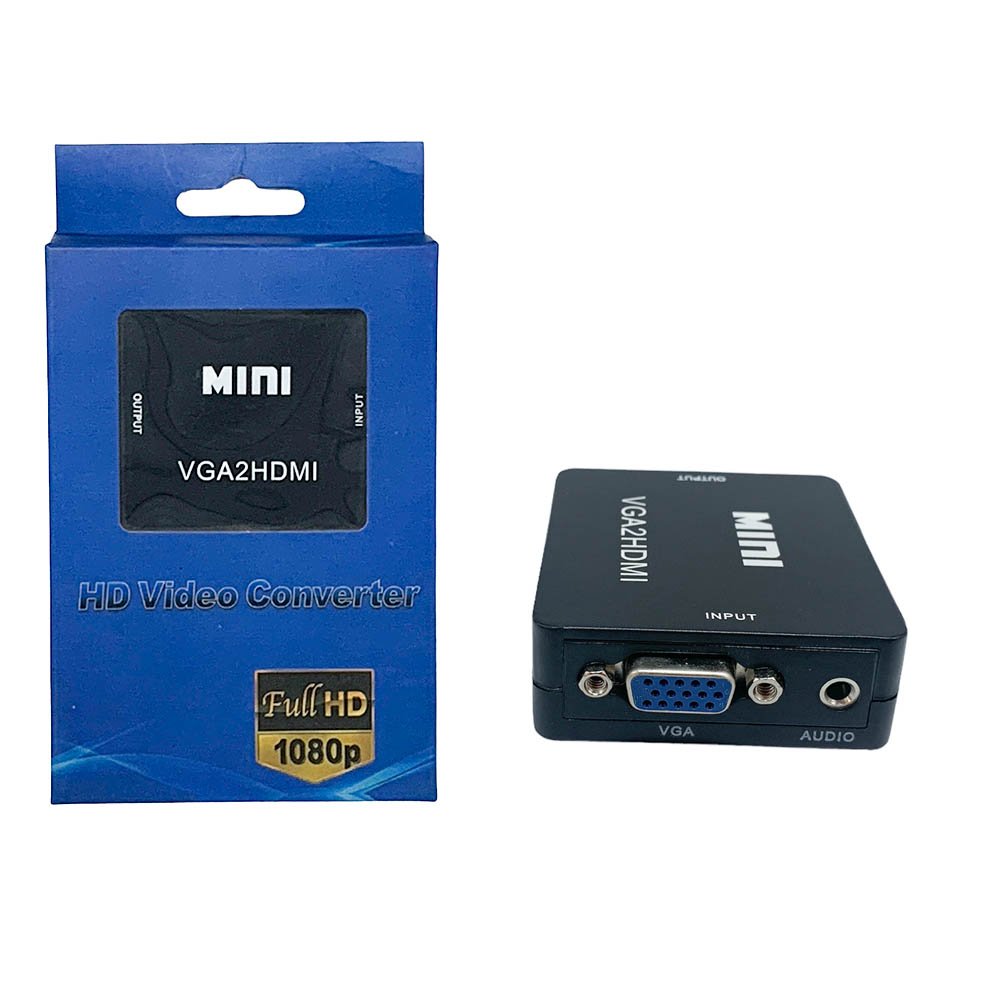 VGA vers HDMI MINI Convertisseur de Vidéo vers hdmi Adaptateur VGA