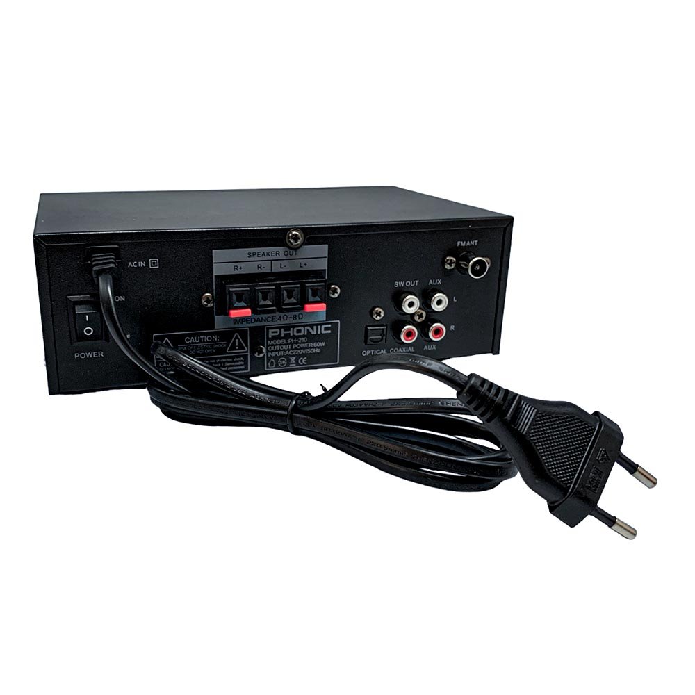 Phonic L' amplificateur de son audio Stéréo Modèle PH-210
