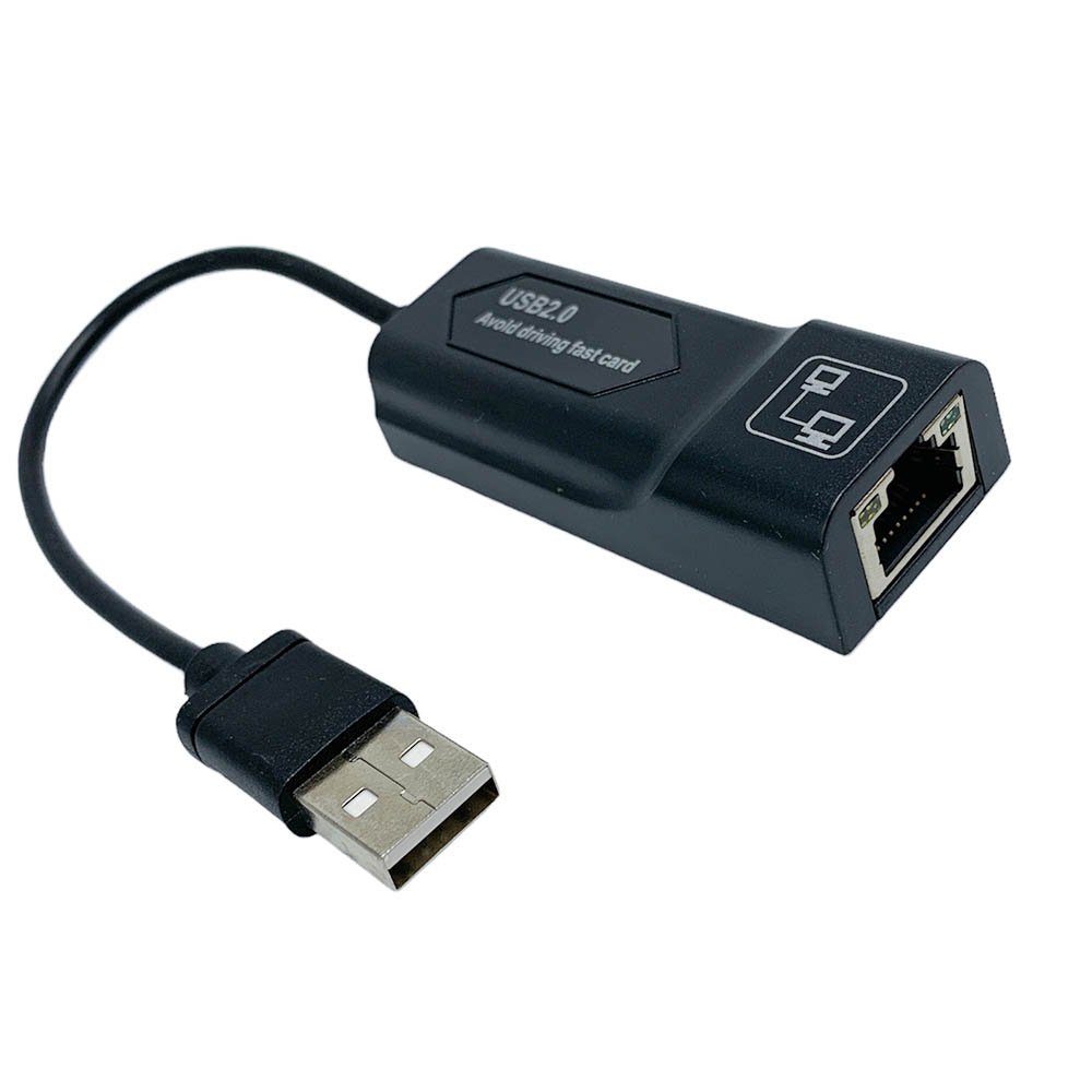 Adaptateur USB 2.0 Ethernet câble RJ45 10/100 Mbps vers cable ethernet