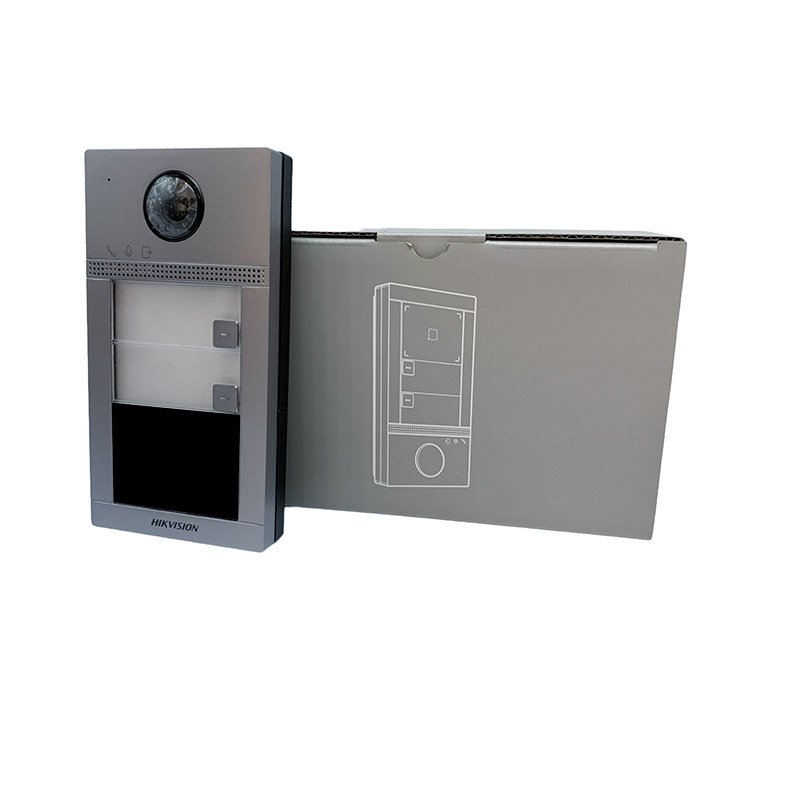 HikVision Interphone camera Bouton Poussoir Station de Porte de Sonnette IP d'Interphone Immeuble