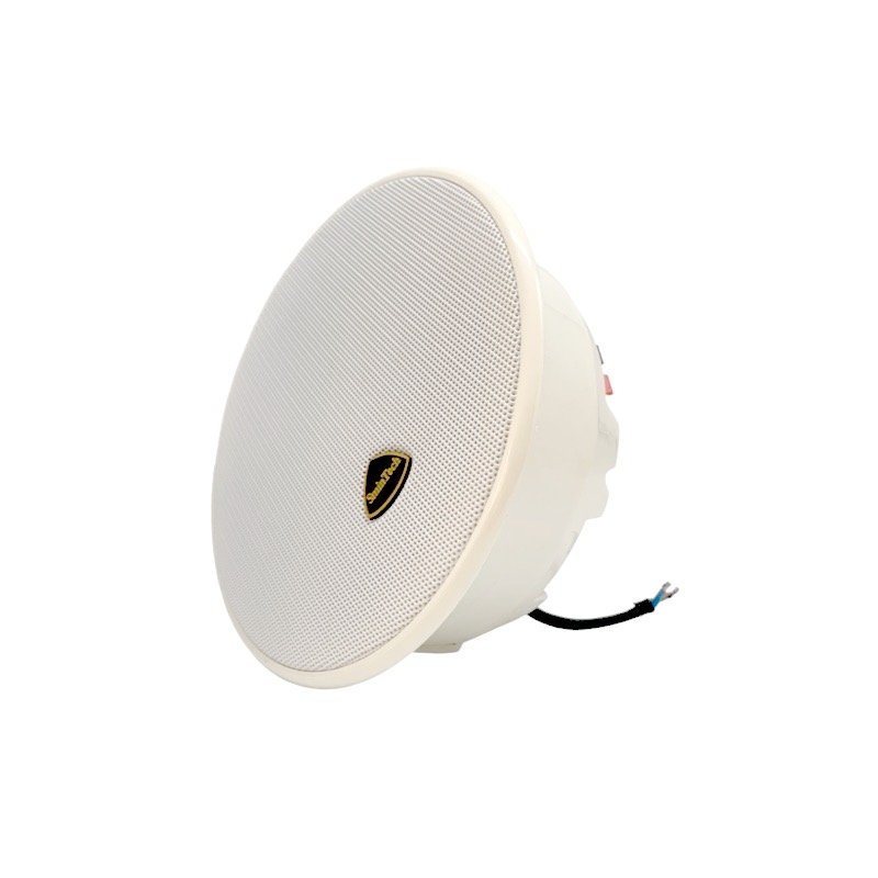 SminSM-M305Y SminTech Haut-parleur de plafond blanc 01 SminTech Baffle Bluetooth Haut-parleur de plafond blanc