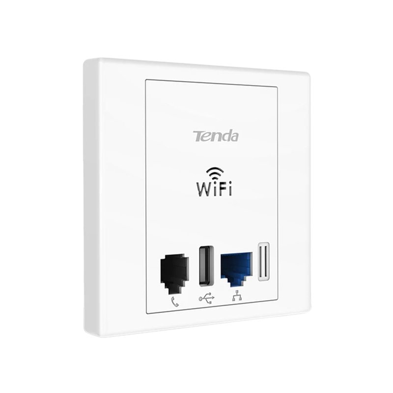 Tenda W6 prise Point d'Accès murale Murale avec WIFI & LAN