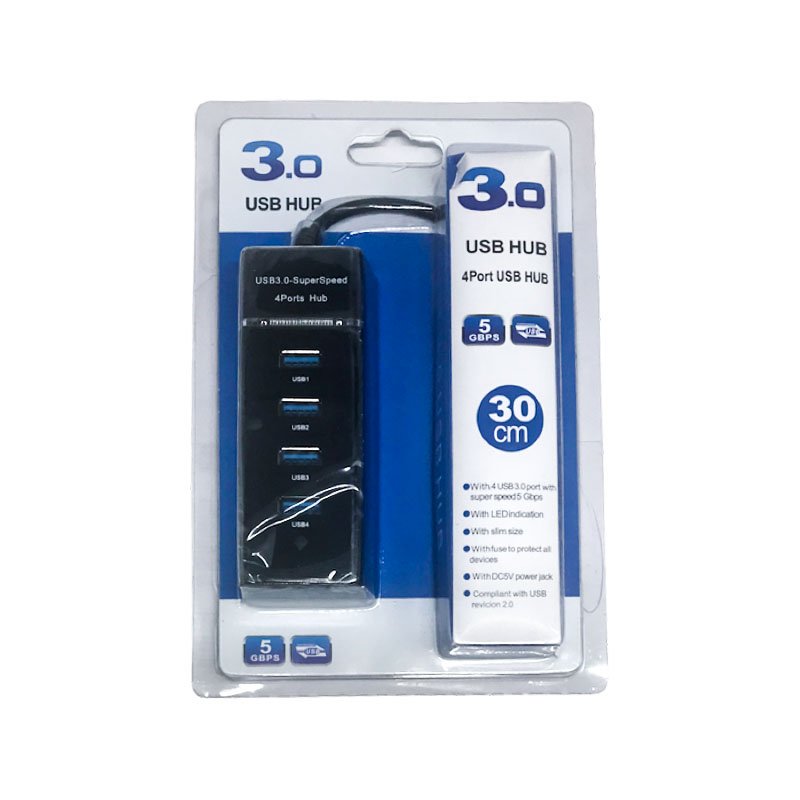 TOPLink HUB USB 3.0 Adaptateur 4 Ports Pour Transmission de Haute Vitesse