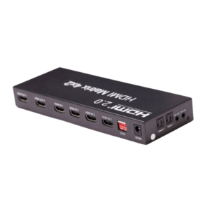 HDMI 2.0 Matrice Commutateur Switch-Splitter-4x2 Extracteur Convertisseur PC vers TV