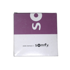 Somfy 1810882B - Télécommande Volet Roulant Murale SANS FIL SMOOVE BLACK SHINE 1CH RTS CANAL 433 42 MHz