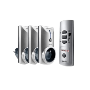 Somfy 2401095 - Pack 3 Prises télécommandée intérieure + 1 Télécommande 5ch ON-OFF RTS FR 3600W