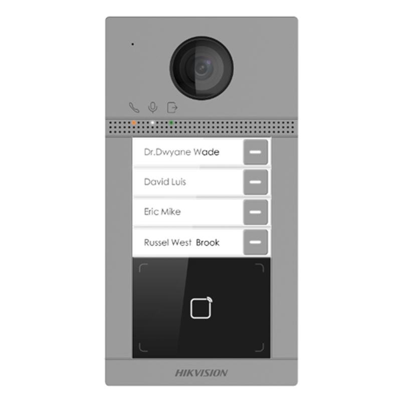Hikvision - Platine Videophone IP/WIFI/Badge 4 Boutons - DS-KV8413-WME1 (c) Prix Maroc Hikvision - Platine Videophone IP/WIFI/Badge 4 Boutons - DS-KV8413-WME1 (c) Prix Maroc