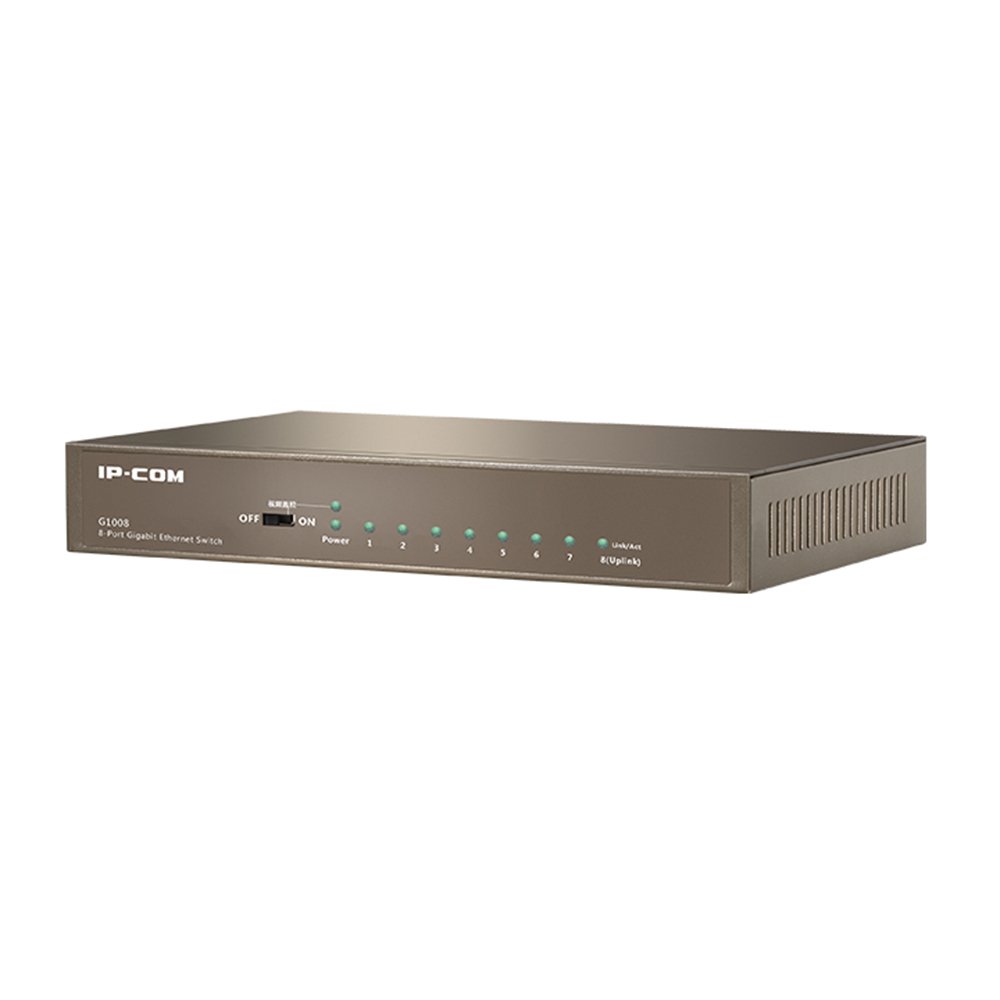 IP COM - Switch 8 Ports Gigabit Desktop Métal - G1008 Prix Maroc IP COM - Switch 8 Ports Gigabit Desktop Métal - G1008 Prix Maroc