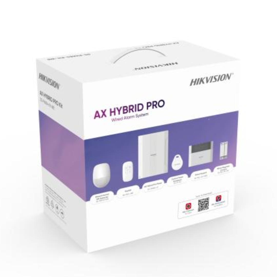 Hikvision - Kit Alarme Filiaire Hybrid AX Pro (Centrale + Clavier + 1*Détécteur +1*Contact+1*Télécommande+1*TAG - DS-PHA64-KIT-WB Prix Maroc Hikvision - Kit Alarme Filiaire Hybrid AX Pro (Centrale + Clavier + 1*Détécteur +1*Contact+1*Télécommande+1*TAG - DS-PHA64-KIT-WB Prix Maroc