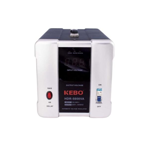 KEBO – Régulateur Stabilisateur Eléctrique 5 Kva Desktop Digital – HDR-5000 Prix Maroc KEBO - Régulateur Stabilisateur Eléctrique 5 Kva Desktop Digital - HDR-5000 Prix Maroc
