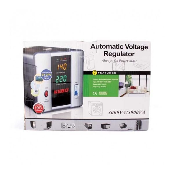 KEBO – Régulateur Stabilisateur Eléctrique 5 Kva Desktop Digital – HDR-5000 Prix Maroc KEBO - Régulateur Stabilisateur Eléctrique 5 Kva Desktop Digital - HDR-5000 Prix Maroc