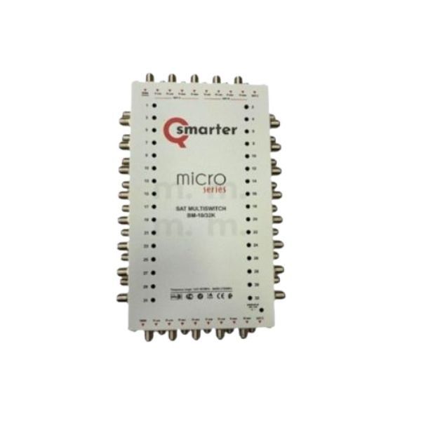 QSMARTER - Multiswitch Cascadable 2 Sattelites 32 Recepteurs 12v 2a - BM 10/16 Prix Maroc QSMARTER - Multiswitch Cascadable 2 Sattelites 32 Recepteurs 12v 2a - BM 10/16 Prix Maroc