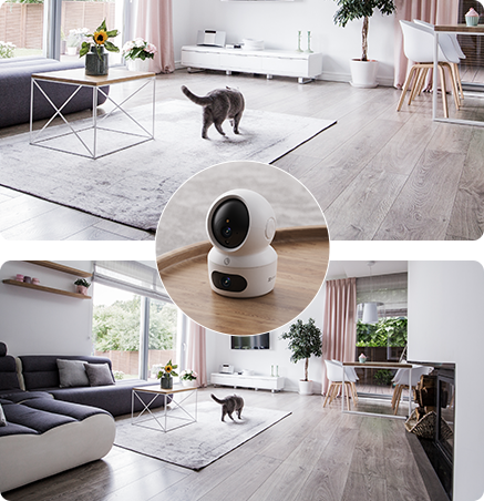 Ezviz Camera Wi-Fi PT Couleur Dual 3MP 2K+ Intérieure – H7C Ezviz Camera Wi-Fi PT Couleur Dual 3MP 2K+ Intérieure - H7C