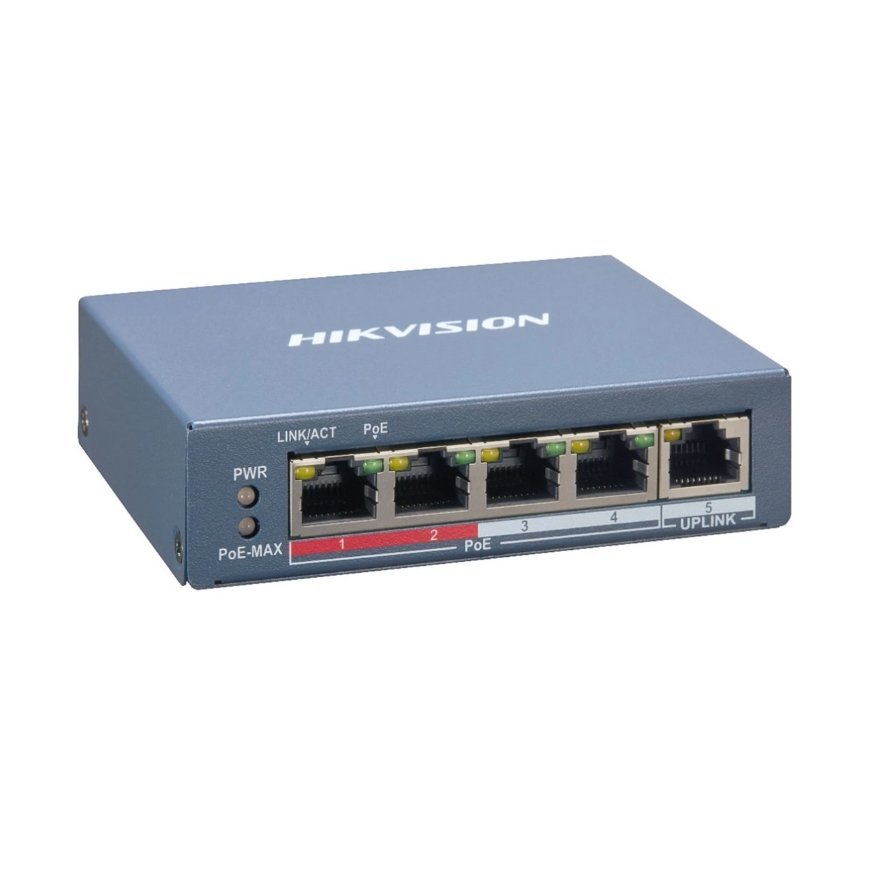 Hikvision – Hikvision Switch Smart 4 Ports POE Megabit – DS-3E1105P-EI/M Prix Maroc Hikvision - Hikvision Switch Smart 4 Ports POE Megabit - DS-3E1105P-EI/M Prix Maroc
