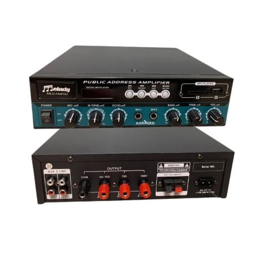 Melody Amplificateur de Son 60W 4-16 ohm / 100V SD/BT/USB – MLD-AMP6D Prix Maroc Melody Amplificateur de Son 60W 4-16 ohm / 100V SD/BT/USB - MLD-AMP6D Prix Maroc