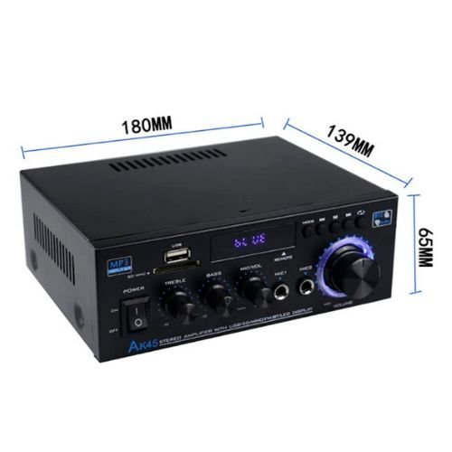 Melody Amplificateur de Son HiFi Stereo 2*40W 4-16 ohm BT/USB – MLD-AK45 Prix Maroc Melody Amplificateur de Son HiFi Stereo 2*40W 4-16 ohm BT/USB - MLD-AK45 Prix Maroc