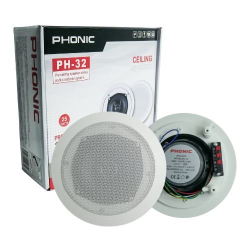 Phonic Haut Parleur Plafonnier 25w – PH-32 Prix Maroc Phonic Haut Parleur Plafonnier 25w - PH-32 Prix Maroc