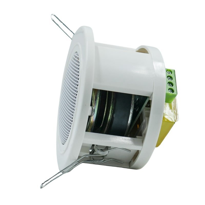 Haut Parleur 3″ 10cm 6W L100v à Encastrer ABS – SM-586 Haut Parleur 3" 10cm 6W L100v à Encastrer ABS - SM-586
