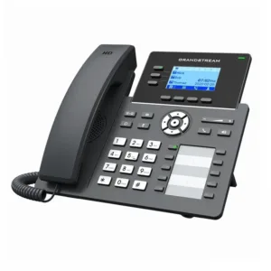 GRP2604P - Grandstream Téléphone IP POE 3 Lignes/6 Comptes SIP avec écran LCD 2.7''