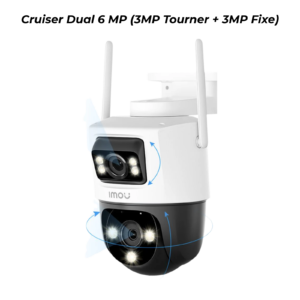 Caméra double objectif extérieure IMOU Cruiser Dual 2 6MP (IPC-S7XEP-6M0WED)