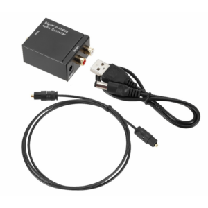 Convertisseur Audio numérique vers analogique prise 3.5MM 2 * amplificateur RCA décodeur fibre optique Signal Coaxial vers analogique DAC Spdif stéréo